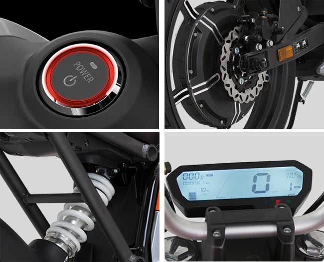 Električni Motocikl - Skuter Super Soco TS1200R Orange - pogled 5