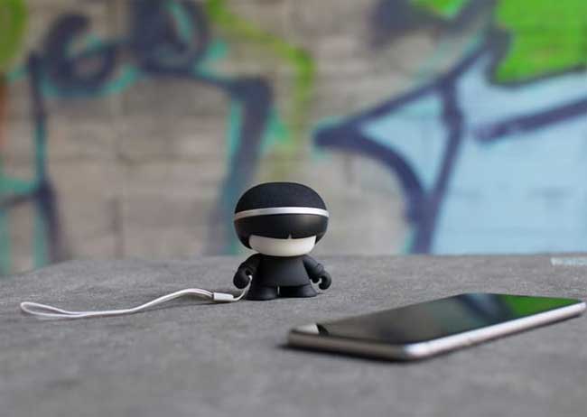 Bluetooth zvučnik Xoopar Mini Xboy Metallic Black - pogled 5