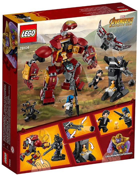 LEGO® Kocke Super Heroji - Avengers - The Hulkbuster 76104 - pogled 5