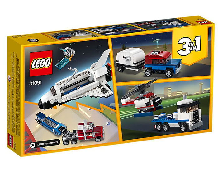 LEGO® Kocke Creator 3u1 - Transporter šatla 31091 - pogled 5