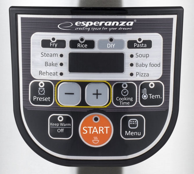 Esperanza Multicooker Aparat za kuvanje, prženje i pečenje hrane EKG011 - pogled 5