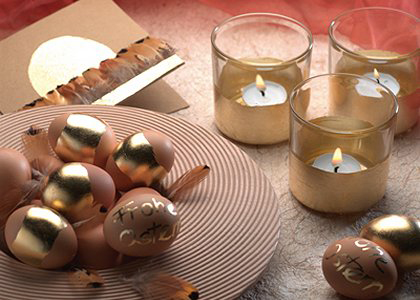 PEBEO Gedeo Gold Leaves - Zlatni listići - Šlag metal 25kom. 661950 - pogled 5