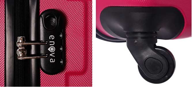 Set ABS kofera Enova Sevilla Pink 55cm-65cm-75cm 514240 - pogled 5