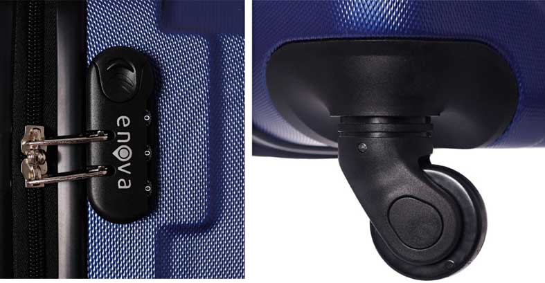 Set ABS kofera Enova Sevilla Aqua 55cm-65cm-75cm 514240 - pogled 5