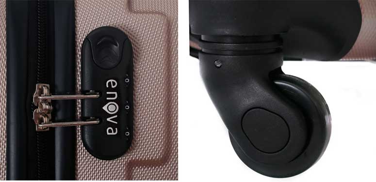 Set ABS kofera Enova Sevilla Champagne 55cm-65cm-75cm 514240 - pogled 5