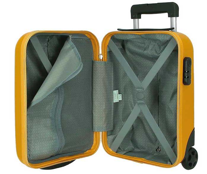 ABS Kofer za putovanja 40cm Flex yellow Roll Road 58499 - pogled 5