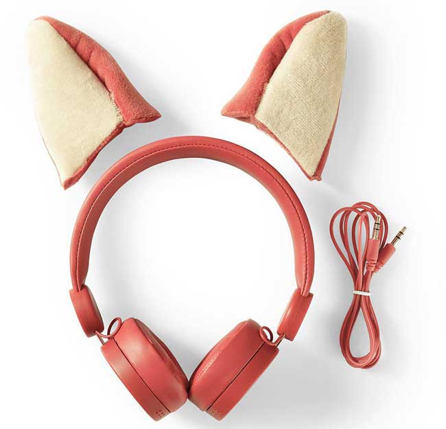 Nedis Animaticks slušalice Franky Fox sa odvojivim kablom i dodacima HPWD4000OG - pogled 5