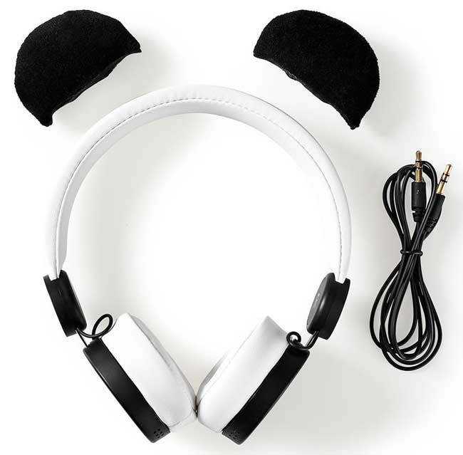 Nedis Animaticks slušalice Patty Panda sa odvojivim kablom i dodacima HPWD4000WT - pogled 5