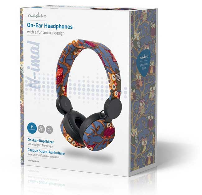 Nedis N-imal Slušalice Owl HPWD4101BK - pogled 5