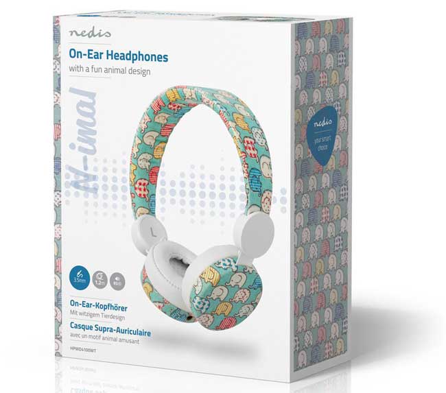 Nedis N-imal Slušalice Elephant HPWD4100WT - pogled 5