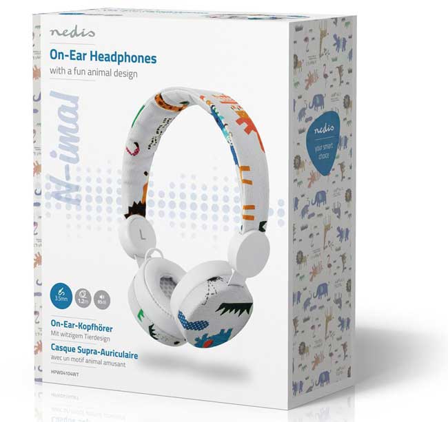 Nedis N-imal Slušalice Elephant HPWD4104WT - pogled 5