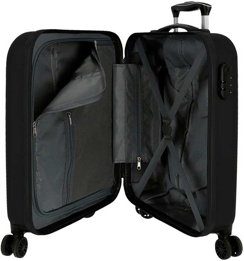 Kabinski kofer Roll Road Camboya black 50691 - pogled 5