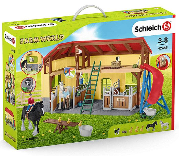 Schleich Figure Konji - Štala sa konjima 42485 - pogled 5
