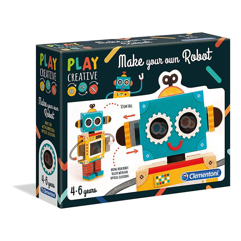 CLEMENTONI Play Creative Set - Igračka Napravi sam ROBOT CL15274 - pogled 5
