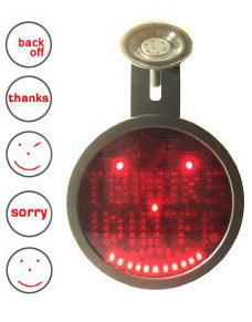 Svetleći znak - Pokazivač emocija za automobil - pogled 5