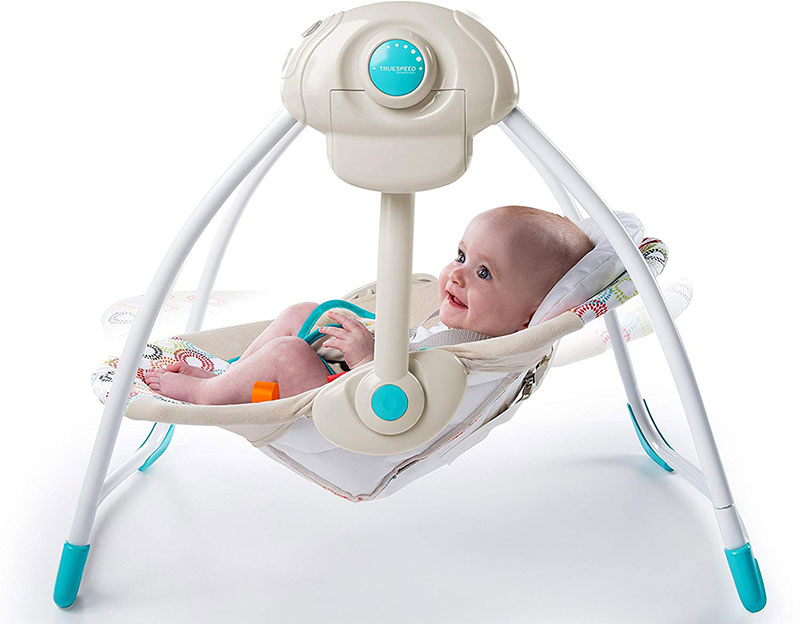 Bright Starts Ljuljaška za bebe Petite Jungle 11134 - pogled 5