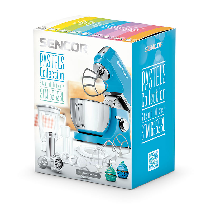 SENCOR Multipraktik Mikser hrane sa posudom i dodacima STM 6352BL - pogled 5