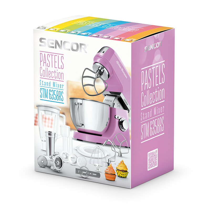 SENCOR Multipraktik Mikser hrane sa posudom i dodacima STM 6358RS - pogled 5