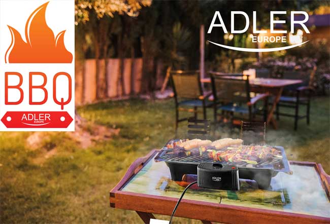 Električni roštilj sa nogarima Adler AD6602 - pogled 5