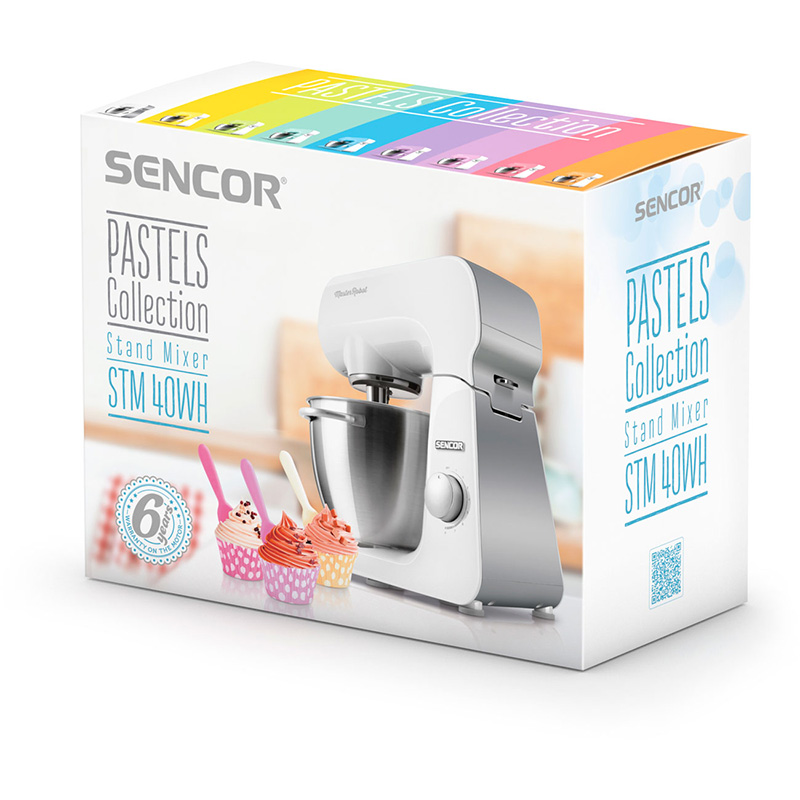 SENCOR Multipraktik Mikser hrane sa posudom i dodacima STM 40WH - pogled 5