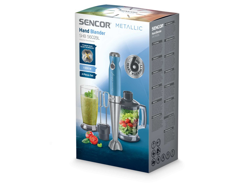 SENCOR Štapni mikser - Ručni blender 4 u 1 SHB 5602BL - pogled 5