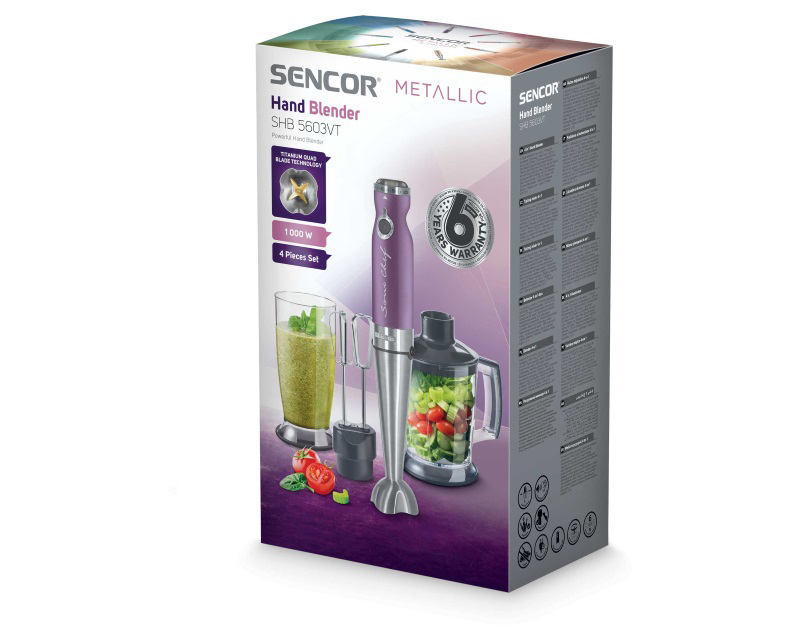 SENCOR Štapni mikser - Ručni blender 4 u 1 SHB 5603VT - pogled 5