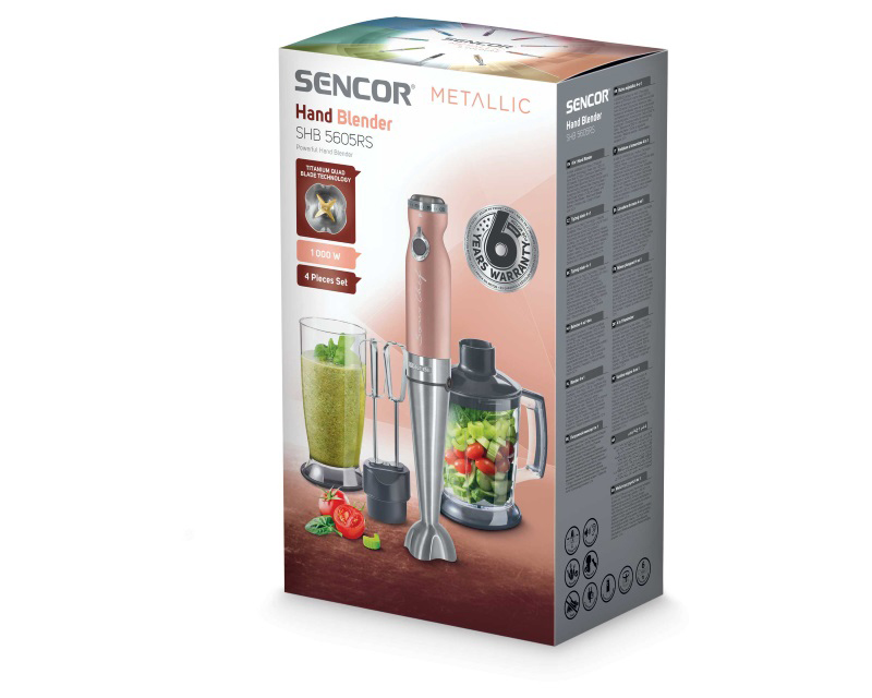 SENCOR Štapni mikser - Ručni blender 4 u 1 SHB 5605RS - pogled 5