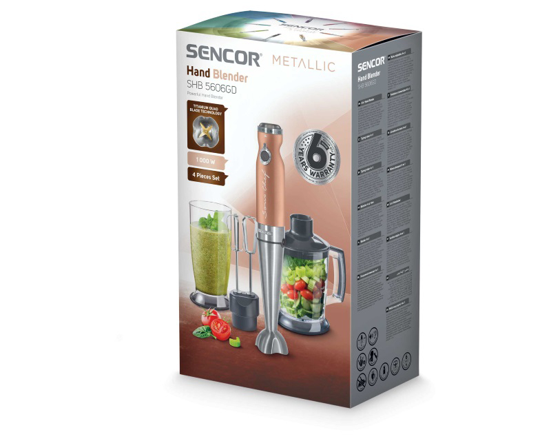 SENCOR Štapni mikser - Ručni blender 4 u 1 SHB 5606GD - pogled 5