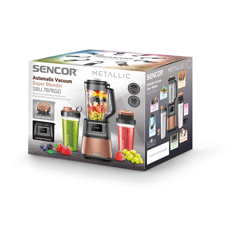 SENCOR Automatski vakuumski super blender Smoothie SBU 7876GD - pogled 5