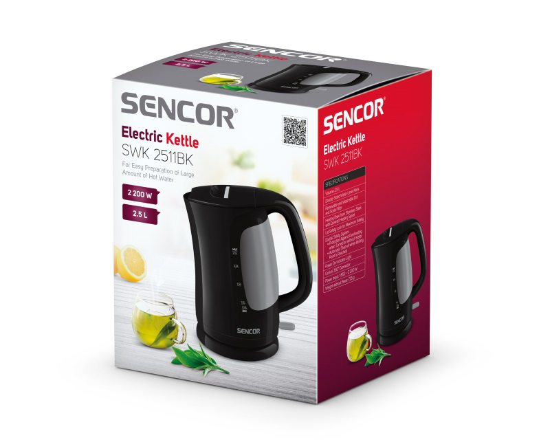SENCOR Električno kuvalo za vodu Ketler SWK 2511BK  - pogled 5