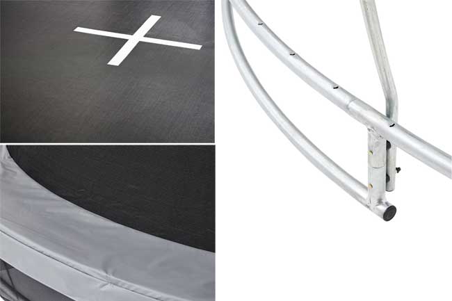 Ugradna trampolina sa zaštitnom mrežom 396cm - pogled 5