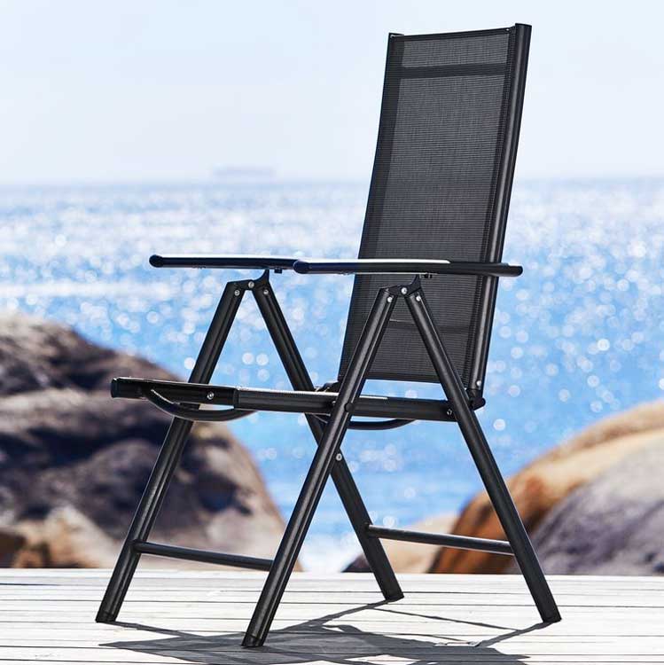 Baštenska garnitura Litius Sto i četiri podesive stolice - pogled 5