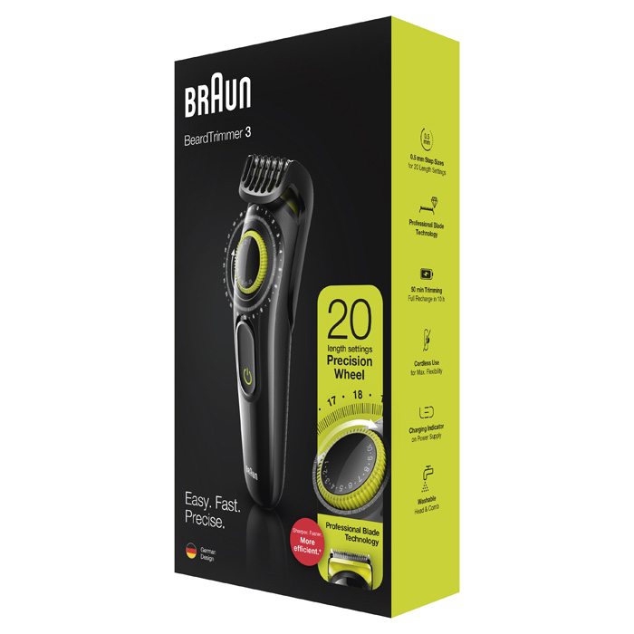 Braun Trimer za kosu i bradu Sa punjivom baterijom BT3221 BLK/VTGRN BOX - pogled 5