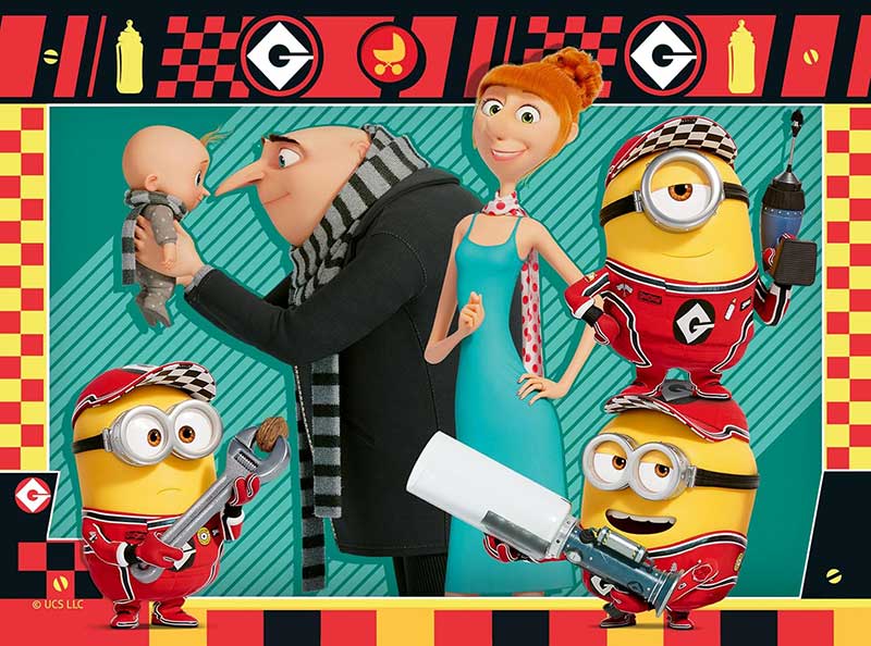 Puzzle slagalica za decu 4u1 Minions - Grozni ja Ravensburger 12001060 - pogled 5