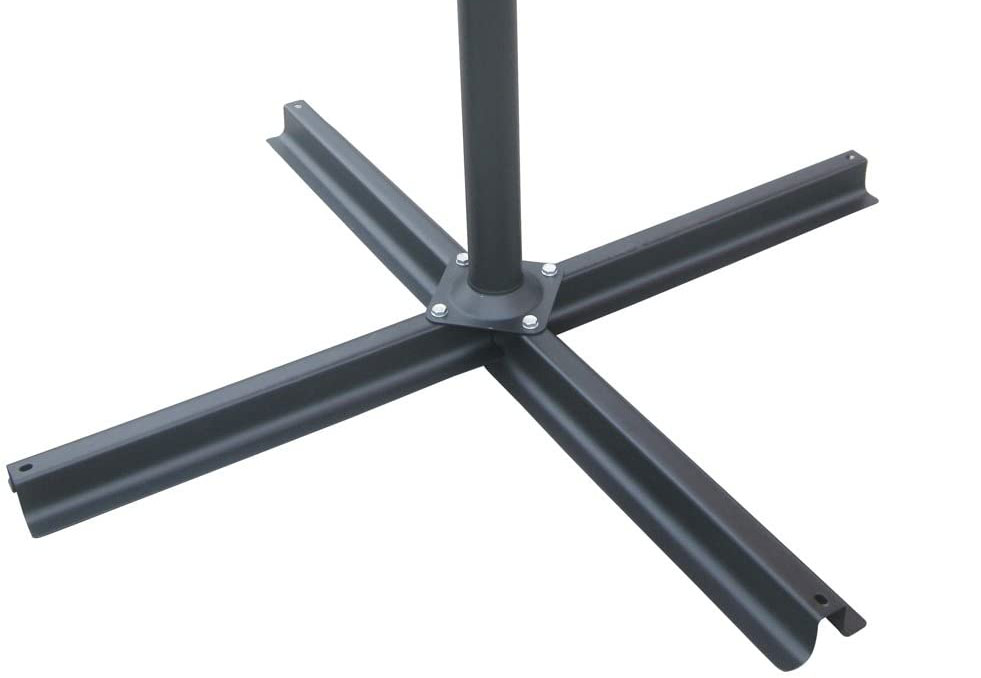 Viseći Banana Suncobran 3 m - Sol - Orange - pogled 5