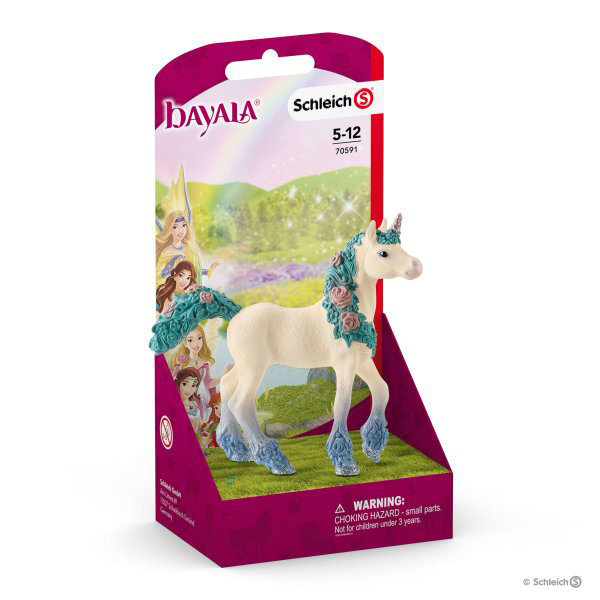 SCHLEICH Figurice Bayala - Cvetno jednorog ždrebe 70591 - pogled 5