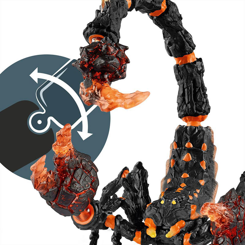 SCHLEICH Figure Eldrador - Vatrena škorpija 70142 - pogled 5