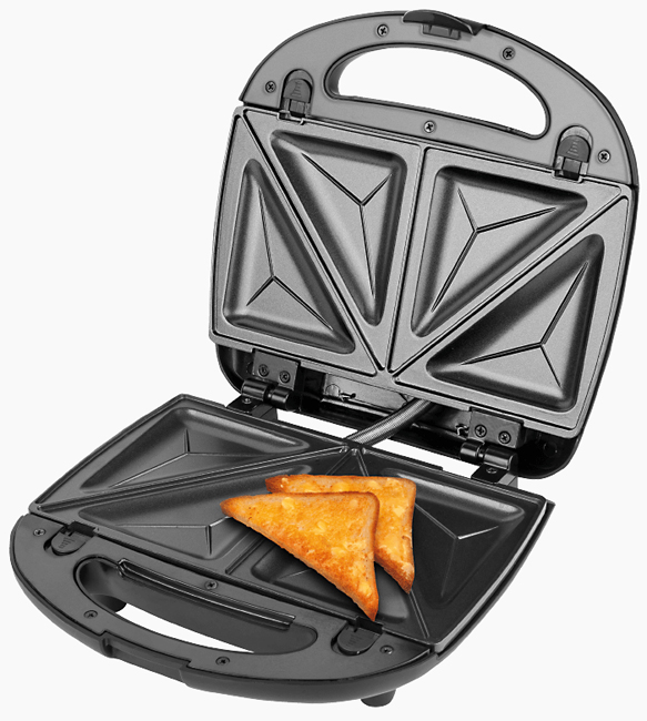 ECG Aparat sa izmenjivim pločama za sendviče i kolače S 299 3IN1 - pogled 5