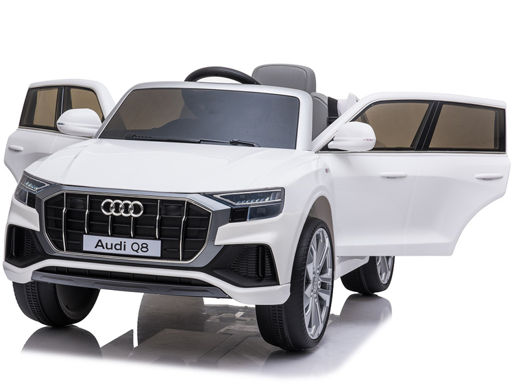 Dečiji auto na akumulator Audi Q8 Beli - pogled 5