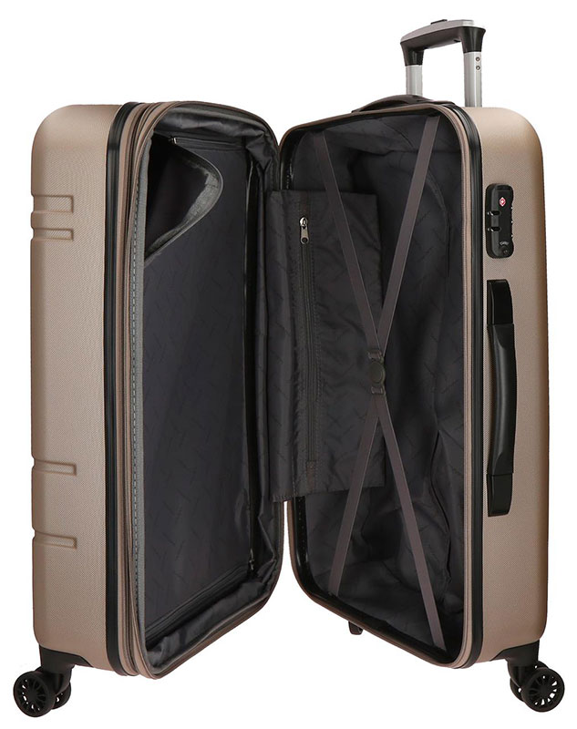 Komplet ABS kofera 78/68/55cm Movom Galaxy Champagne 56194 - pogled 5