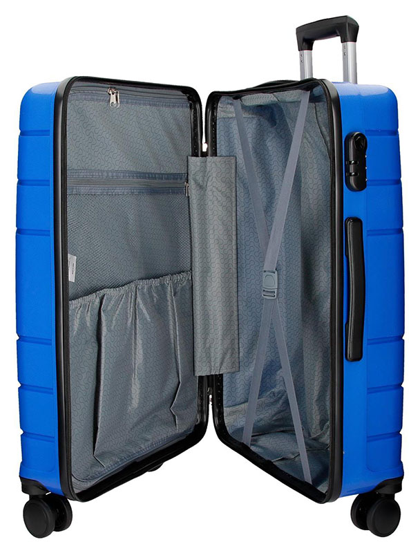 Set tvrdih kofera 80/68/58cm Roll Road Fast Blue 58494 - pogled 5