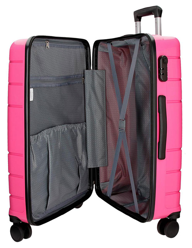 Set tvrdih kofera 80/68/58cm Roll Road Fast Rose 58494 - pogled 5