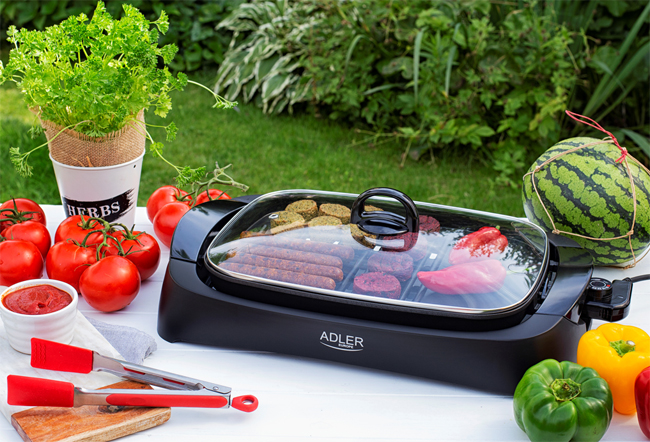 Adler Električni roštilj sa poklopcem AD6610 - pogled 5