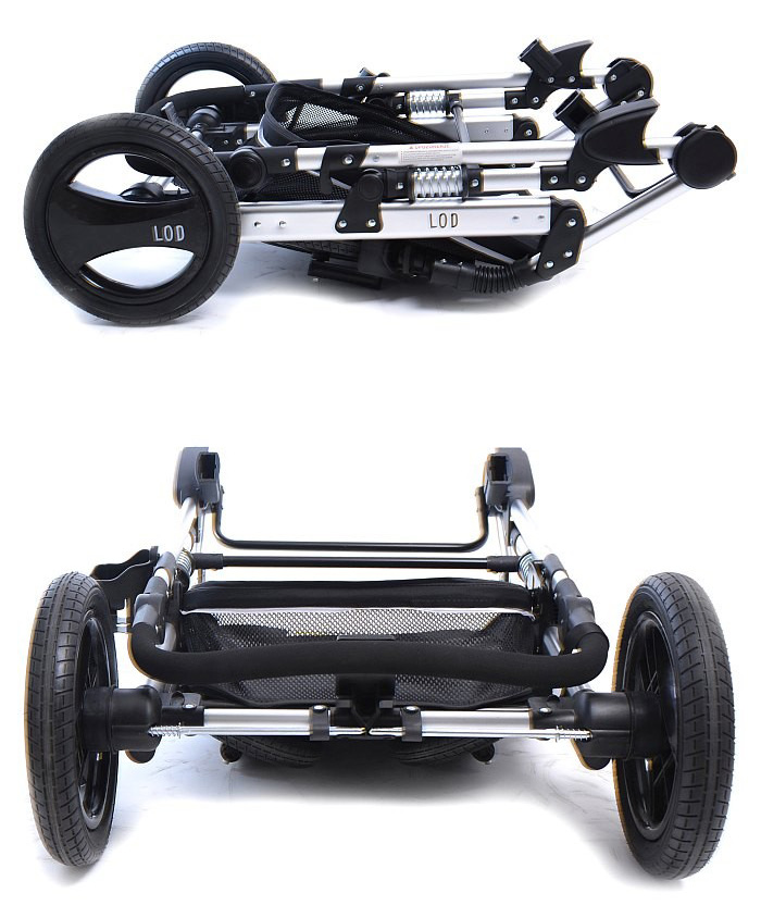 BBO Kolica za bebe 2u1 MATRIX Blue Melange PL0013 - pogled 5