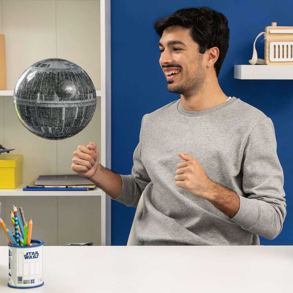 Death Star - Star Wars™ 3D Puzzle 543 dela Ravensburger 11555 - pogled 5