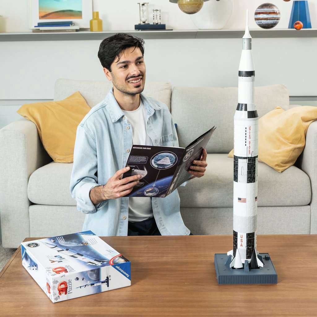 Svemirska raketa Apolo Saturn V 3D Puzzle Ravensburger 11544 - pogled 5