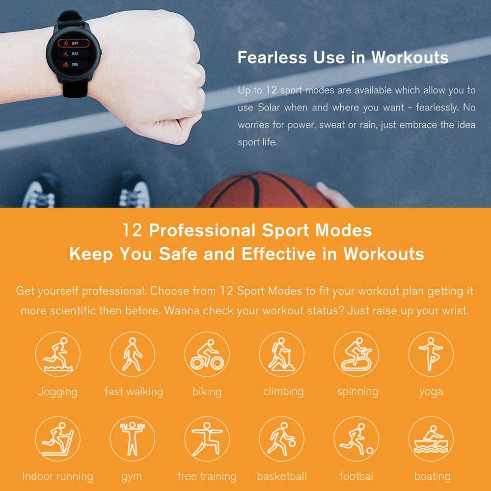 Xiaomi Haylou Smart Watch Solar LS05 - pogled 5