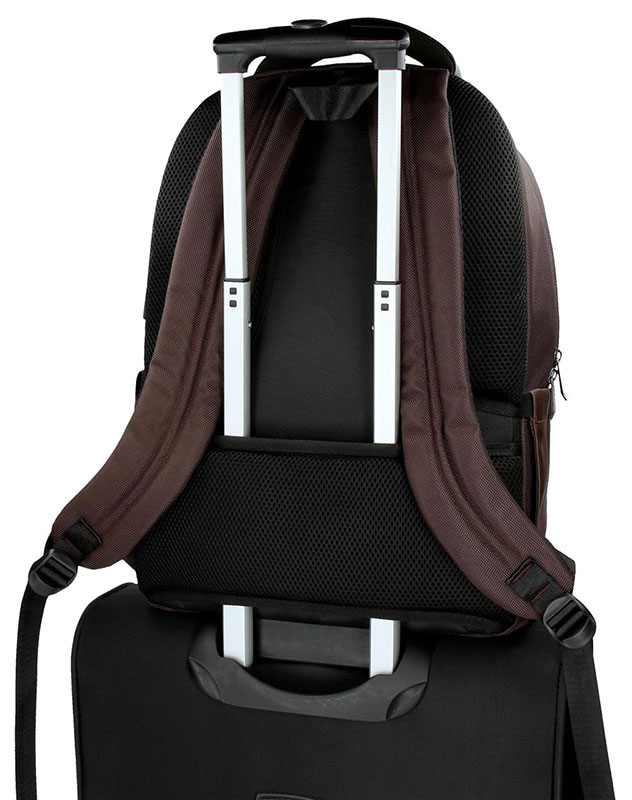 Movom Ranac za laptop 15.6 inča sa USB portom Clark Brown 57523 - pogled 5