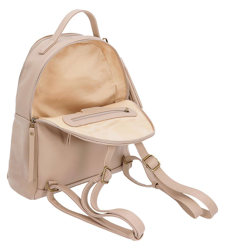 Pepe Jeans Modni ranac eko koža 33cm Bitmat Beige 75222 - pogled 5