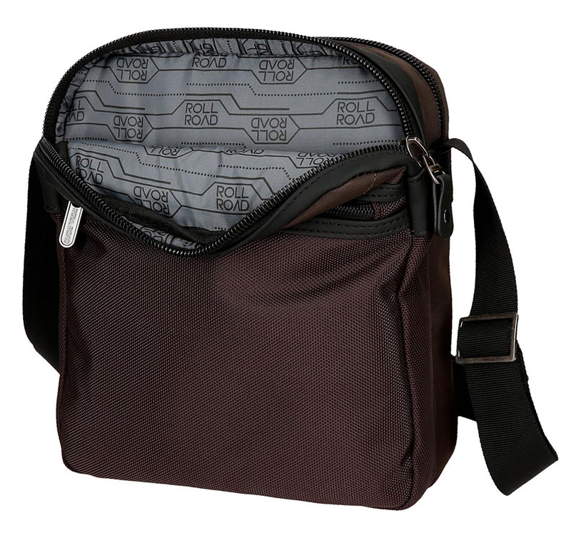 Roll Road Muška torba sa dve pregrade 26cm Stock Brown 56558 - pogled 5